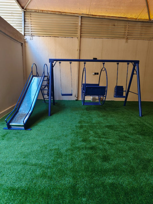 BLUE SWINGS SLIDE