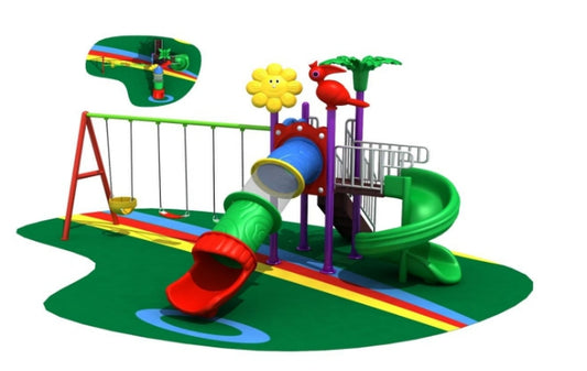 LONG ROUND SLIDE FOR KIDS